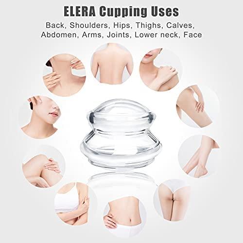 ELERA Silicone Cupping Therapy Set 7 Professional Chinese Massage