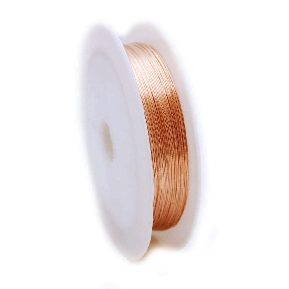 Craft Wire 14 gauge, 999 Pure copper Wire (Square) Dead Soft cDA 110 Made  in USA - 25FT by cRAFT WIRE