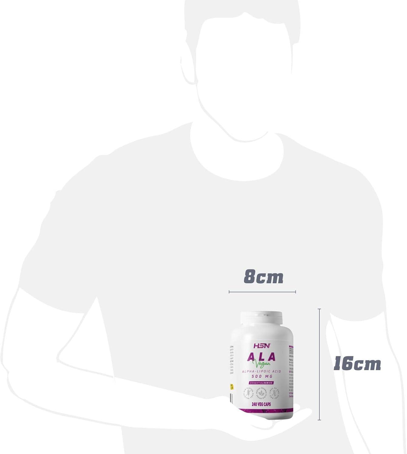Buy HSN Alpha Lipoic Acid 500 mg - Antioxidant Vegan Gluten-Free  Lactose-Free - 120 Veg Capsules | 4-Month Supply for Anti-Aging & Glutathione  Boost | Buy Now with Express International Delivery | GoSupps.com