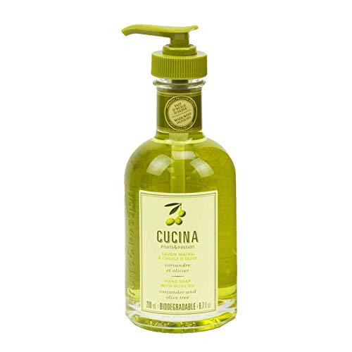 Cucina Hand Soap Set (Coriander and Olive Tree) 200ml & 1L Refill