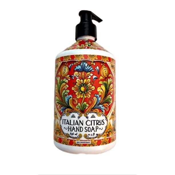 Sicilian Deruta Hand Soap Collection 4 x 21.5 fl.oz Plastic Bottles