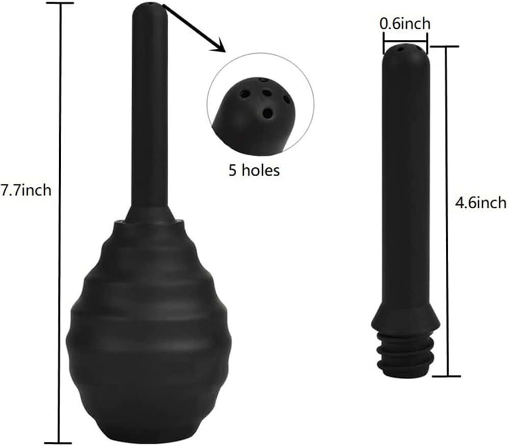 NaixBTY Silicone Anal & Vaginal Douche - High-Quality Enema for Intimate  Cleansing | Comfortable Silicone Nozzle | Buy Now with Express  International Delivery | GoSupps.com
