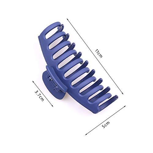 8 Color Large Matte Hair Claw Clips 4.3 Inch Nonslip Big Nonslip hair