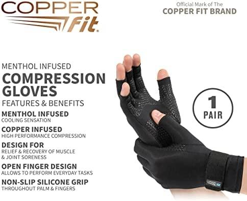 Copper Fit ICE Compression Gloves Infused with Menthol and Coq10