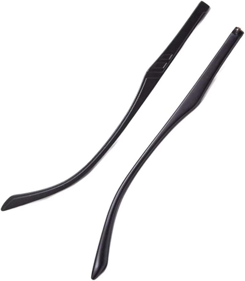 2 Black Glasses Eyeglasses Spectacle Frames Plastic Temple End Tip Repair Grip - Foto 10