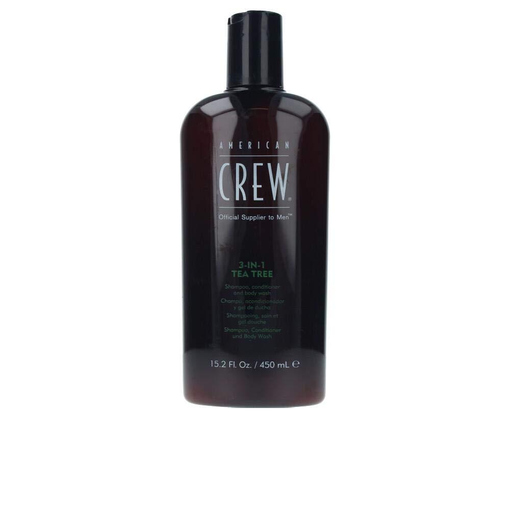 American Crew Tea Tree 3 In 1 Shampoo Conditioner And Body Wash 450 ml