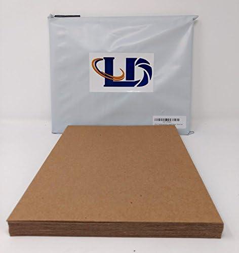 Logic Dealz 12 x 12 Inches 70 Point Kraft Heavy Duty Chipboard Sheets - 15 per Pack