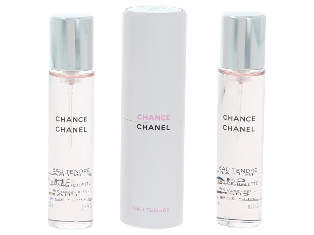 Chanel Chance Eau Tendre Twist & Spray Eau De Toilette 3x20ml/0.7