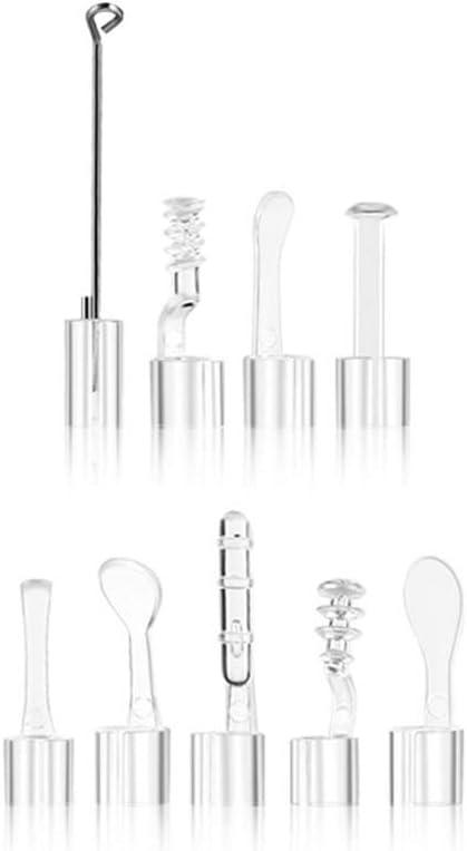 YYS SPY 9PCS Ear Wax Removal Tool Ear Spoon Earpick Accessories