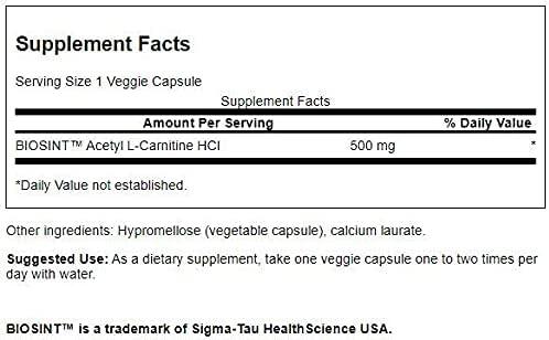 vitamin acetyl l carnitine Acetyl L-Carnitine (ALCAR)
