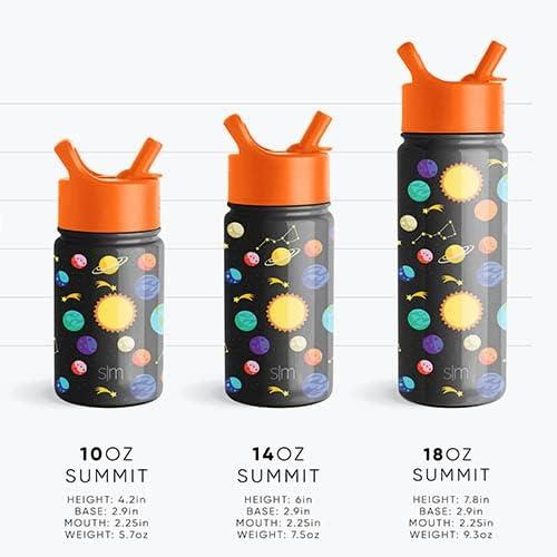 Simple Modern Kids Water Bottle with Straw Lid Vacuum Insulated