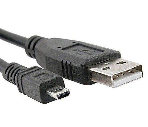 BRENDAZ USB Cable Mini-B 8 Pin Compatible with Nikon D3200 D5200 D5000  D5100 D5200 D5500 D7100 D7200 DF and D750 Cameras, Replacement for Nikon  UC-E6 UC-E16 and UC-E17 Cable, 6-ft