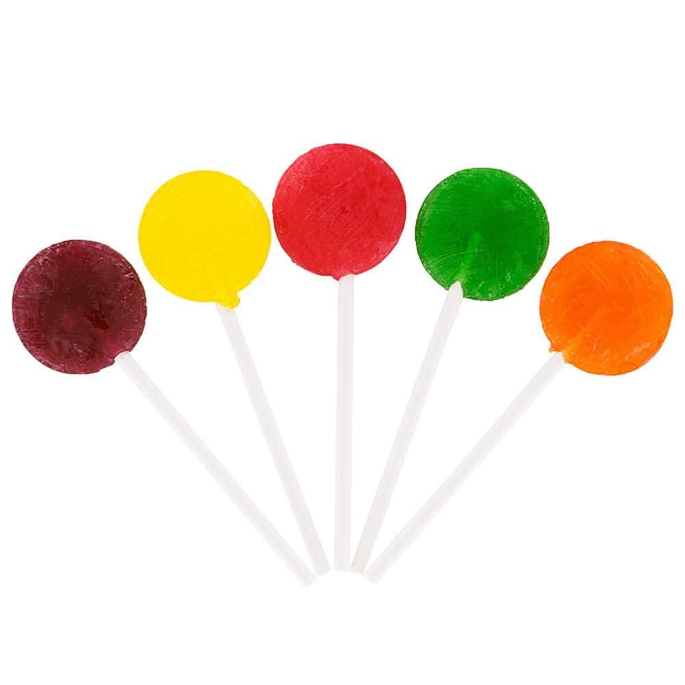 SWEETSOME Lollipops Assorted Fruit Flavor Suckers 5 Fruity Flavors Hard