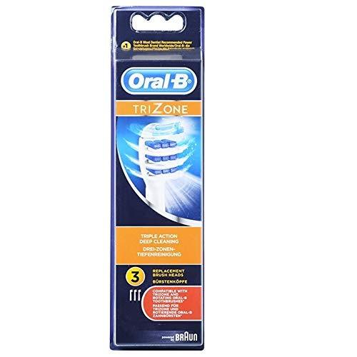 OralB Replacement Toothbrush Heads 3 Piece Set Deep Sweep