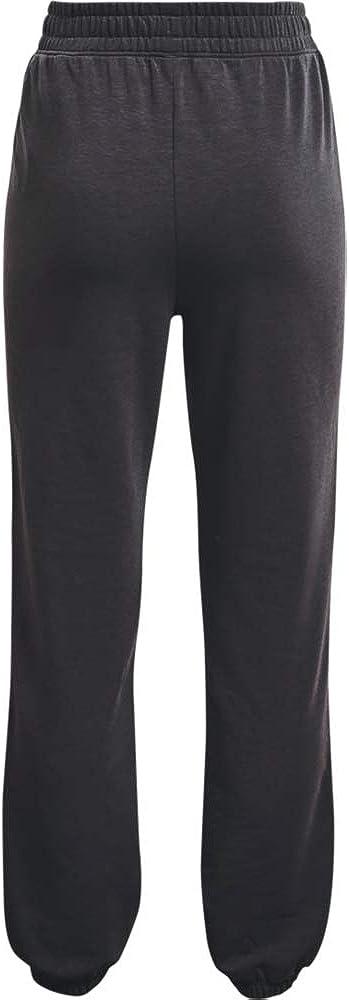  Under Armour Girls' Rival Terry Tapered Pants , Black