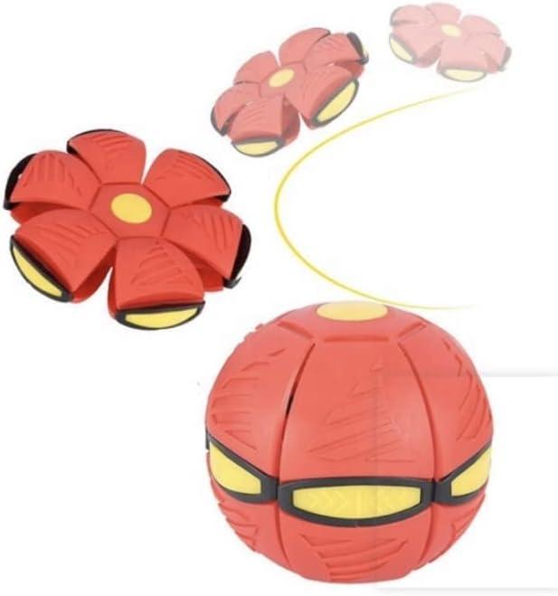 Pop up Ball Flat Flying Saucer Magic Deformation Ball Throw Disc