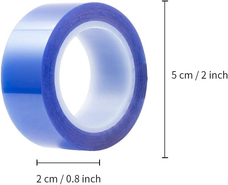 PYD Life Sublimation Blanks 0.8 Inch x 52 Ft Heat Resistant Tape, Blue Heat  Tape, Thermal Tape Up to 250(480) for Sublimation Tumblers Mugs Sublimation  Print Heat Press 6 Rolls