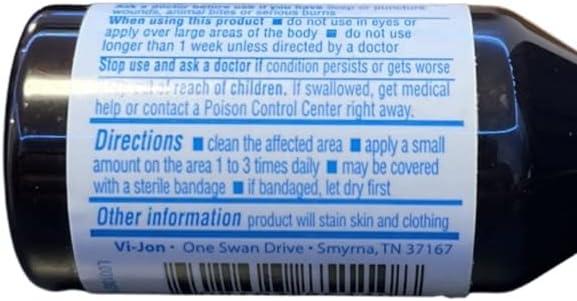 Swan Iodine Tincture 2% USP 1oz 1/2/4/6 Pack First Aid Antiseptic