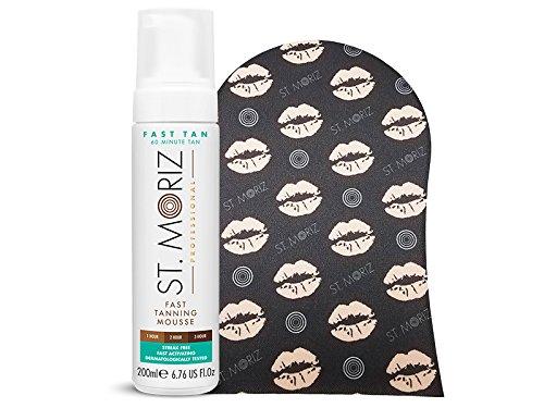 St. Moriz Professional Fast Tanning Mousse & Mitt Set - Express Self ...