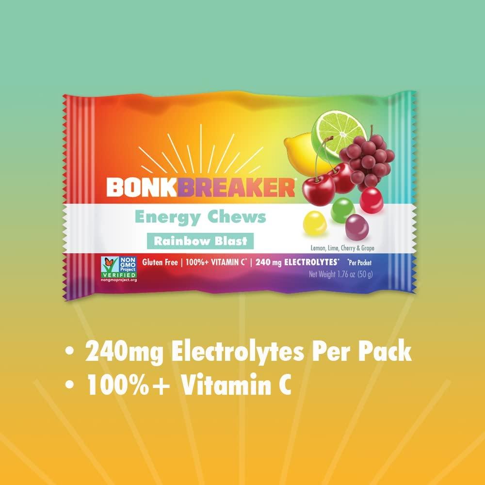 Bonk Breaker Energy Chews, Dairy-Free, Gluten-Free Ingredients to