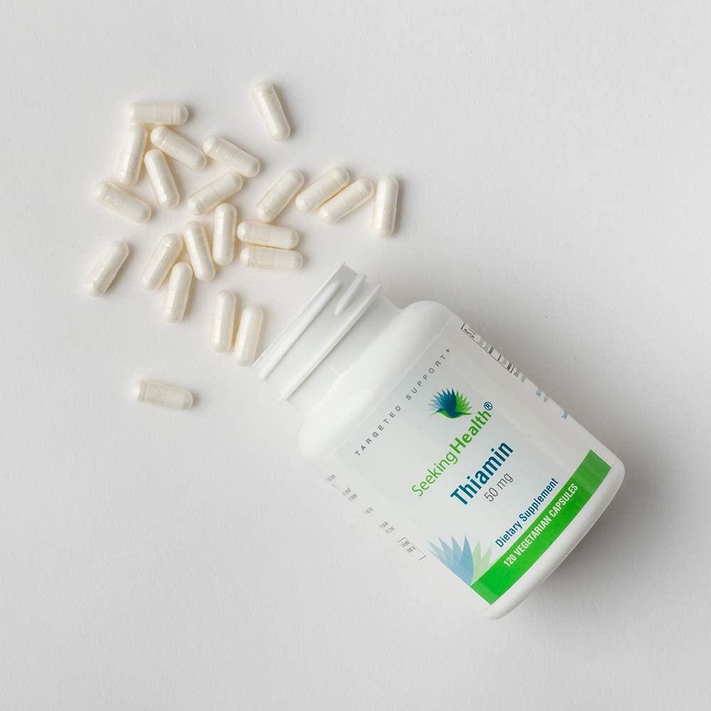 Seeking Health Thiamine Supplement Vitamin B1 50 mg 120