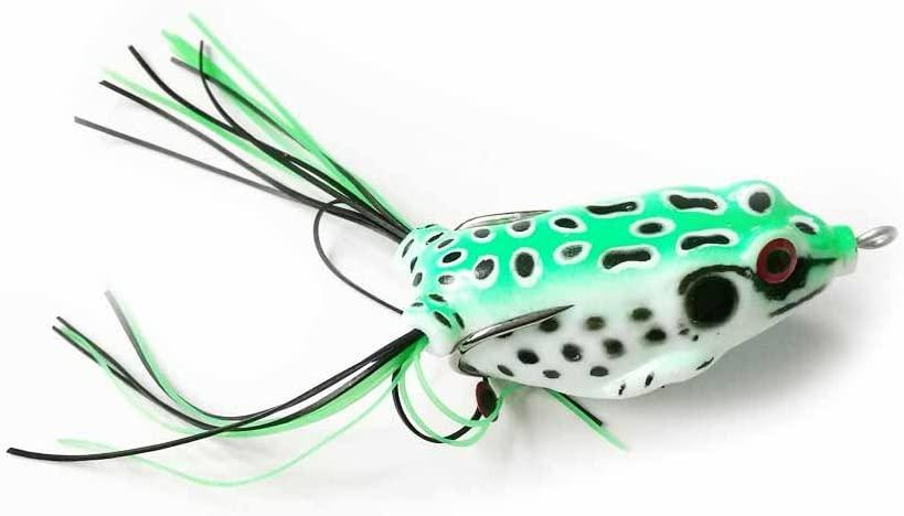 Topwater Frog Fishing Lures Soft Plastic Baits for Snakehead Bass Pike  Musky in Freshwater Saltwater, Weighs 3/8 Qz 2.2 Inch Length Assorted  Colors