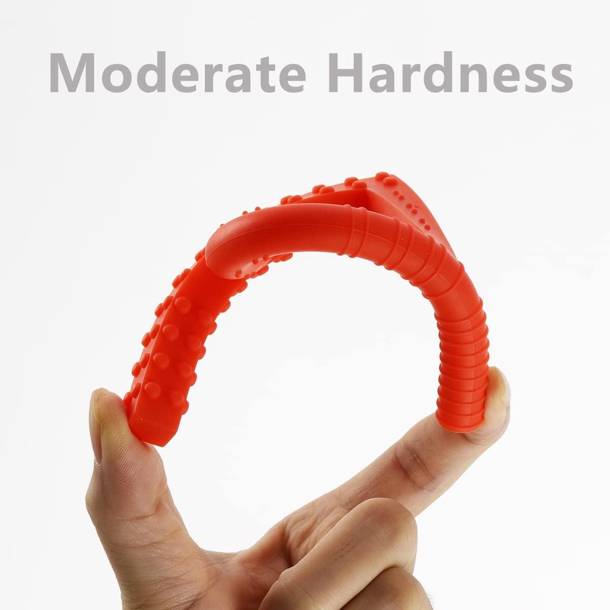 Tuxepoc Sensory Chew Toy for Autistic Kids - Teething ADHD Autism Biting  Needs - Silicone Chewelry in Red Yellow - Oral Motor Tool | Buy Now with  Express International Delivery | GoSupps.com