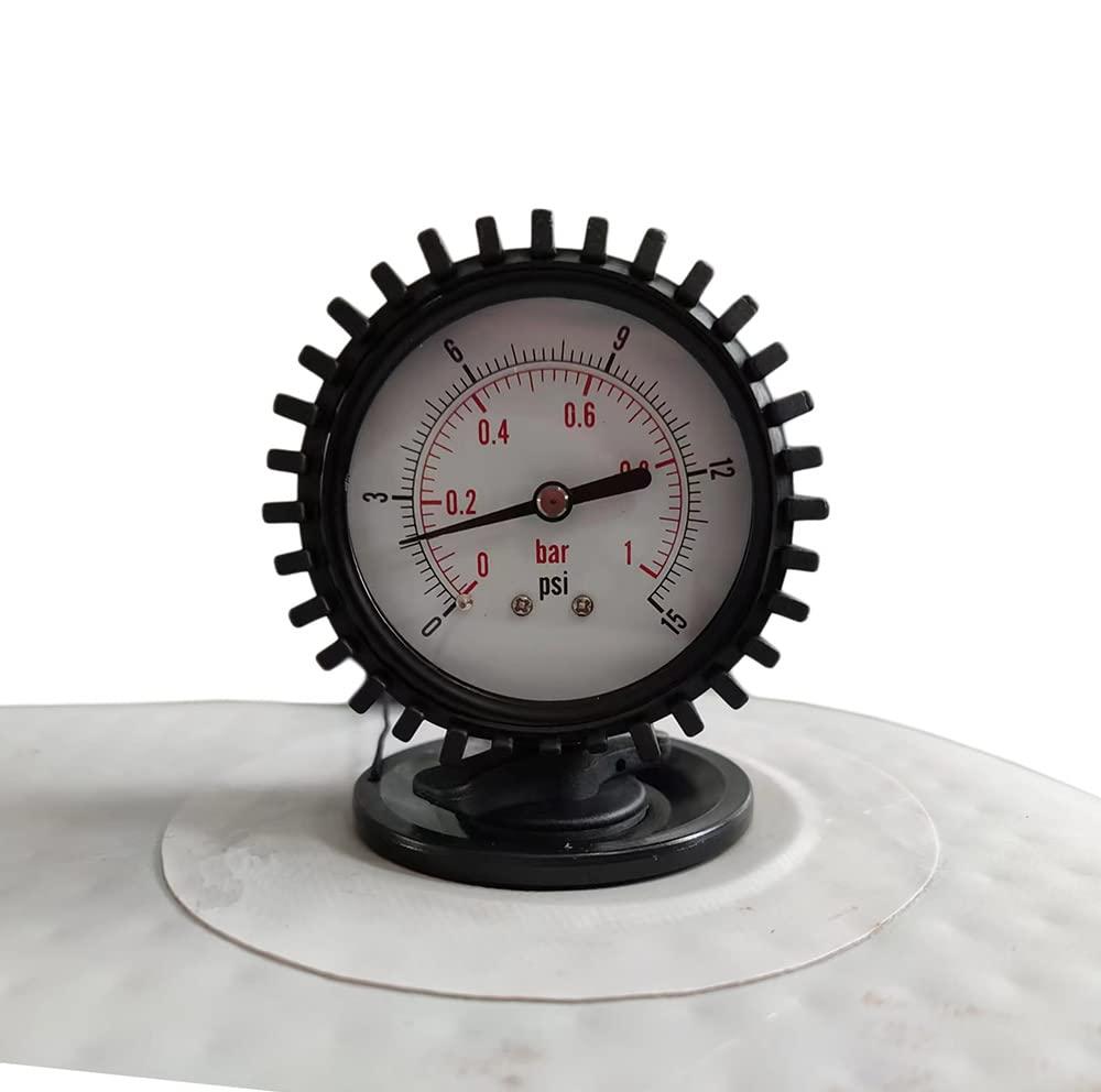 15PSI 1BAR Barometer Kayak Air Pressure Gauge,Inflatable Boat raft