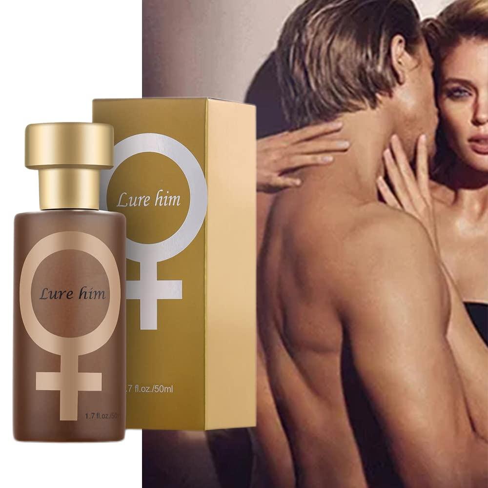 Aphrodisiac Golden Lure Her Pheromone Perfume Spray for Men to Attract Women