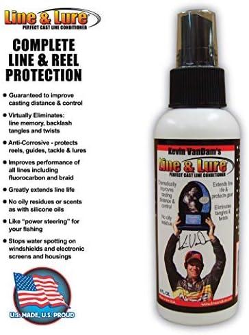  KVD Line And Lure Conditioner Fishing Line Conditioner Spray  For Your Freshwater Or Saltwater Fishing Reel