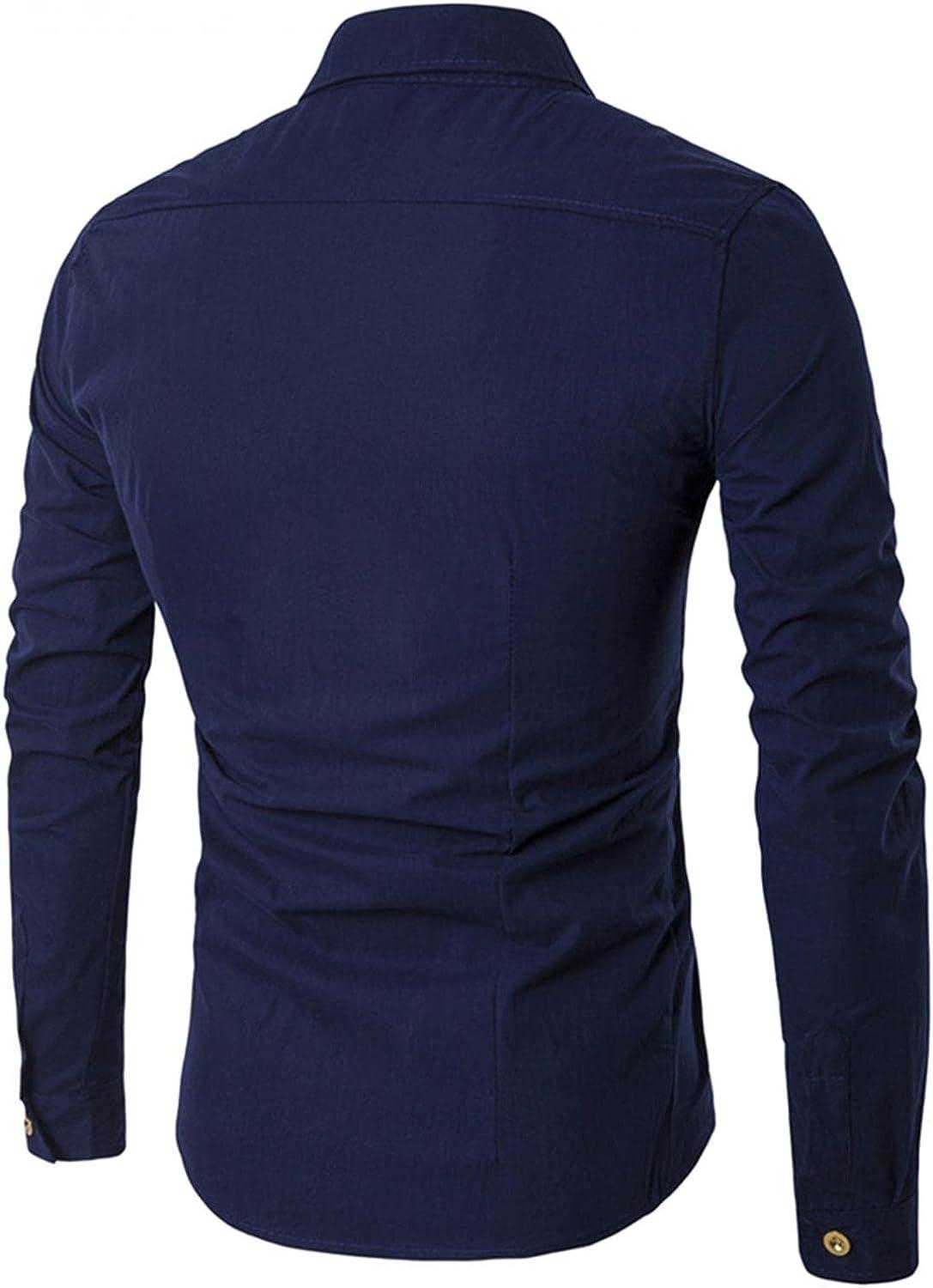 slim fit dress slacks Slim Fit White Long Sleeve 100% Cotton Dress Shirt S / 6 / White main image 0