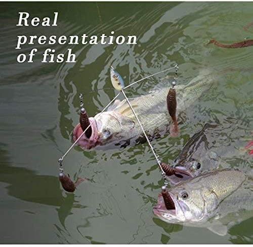 Alabama Umbrella Rig Fishing Kit - 5 Arms, Ultralight Willow Blade Lures, Blue/Gray Color | Buy Now with Express International Delivery | GoSupps.com Alabama Umbrella Rig Fishing Kit - 5 Arms, Ultralight Willow Blade Lures, Blue/Gray Color | Buy Now with Express International Delivery | GoSupps.com