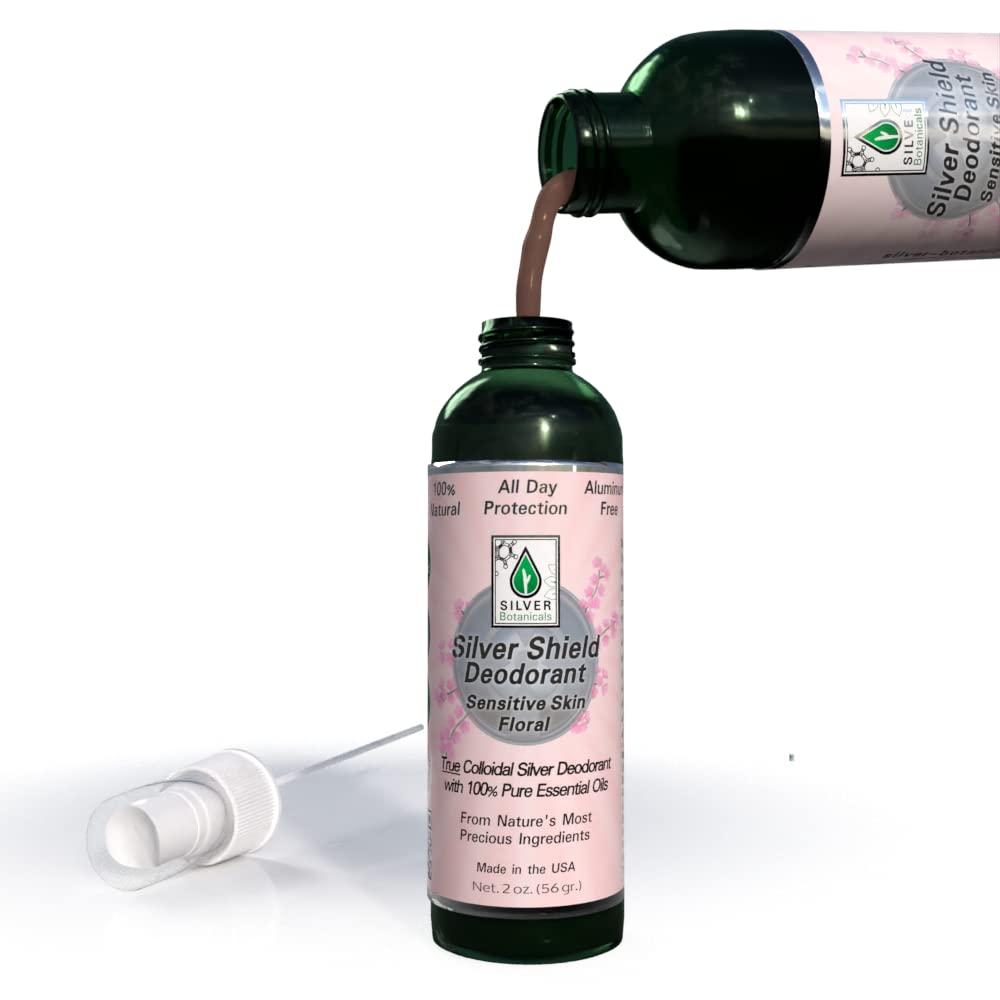 Silver Shield Deodorant Floral Scent Sensitive Skin Formula 4 oz
