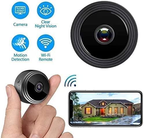 1080P Magnetic WiFi Mini Camera,Spy Camera Hidden Camera,Nanny Cam WiFi  Reshline Camera for Home Office Security,Secret Cameras with Motion  Detection Night Vision Black