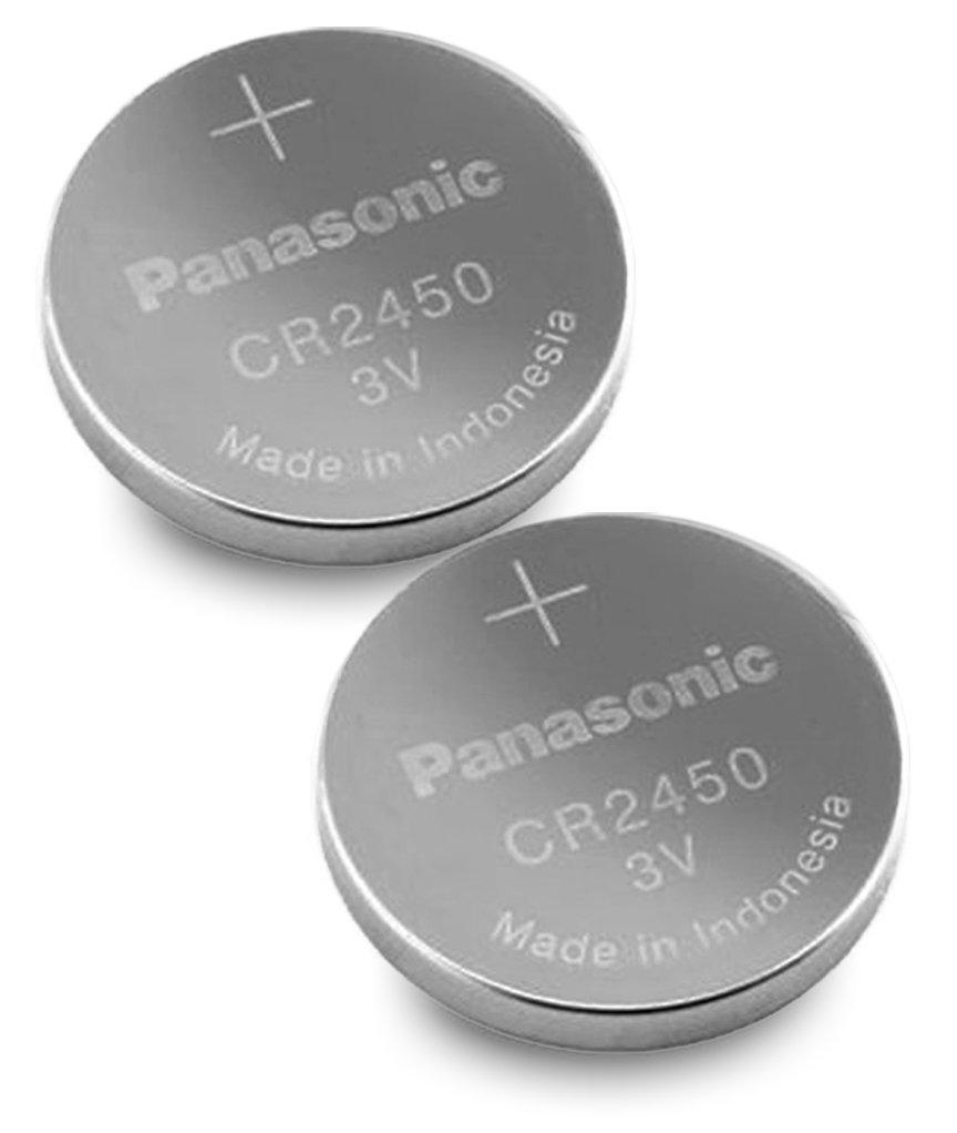 Panasonic Cr245010 CR2450 CR 2450 Lithium 3V Battery, 0.5" Height, 0.1