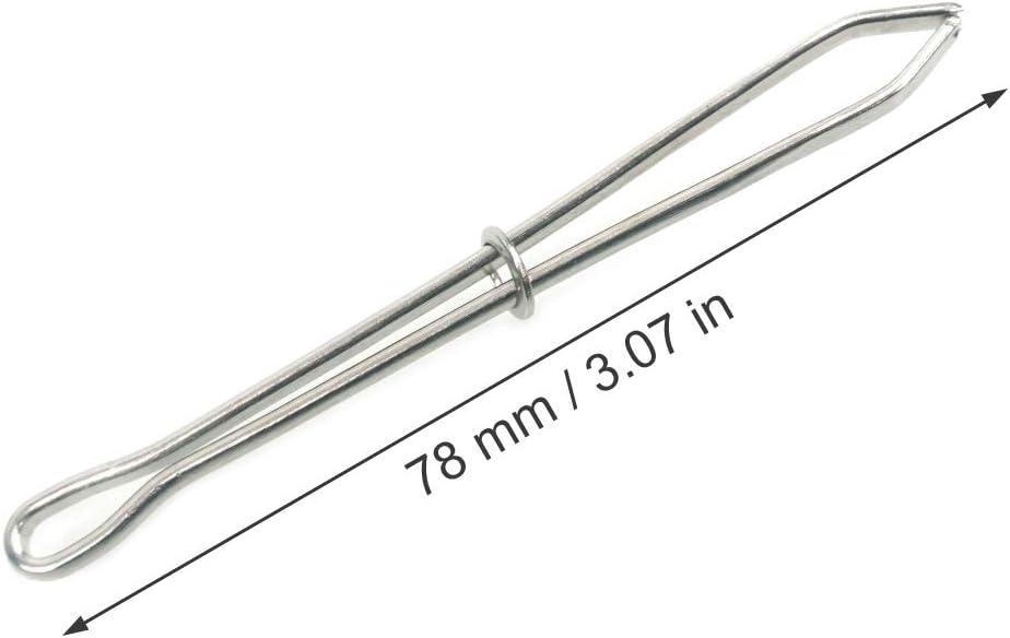 COHEALI 6 Pcs Sewing Multitools Turner Hook Blunt Replace Steel Tweezers  Threader Stitching Needles Thread Drawstring Threader Tool Bodkin Threader
