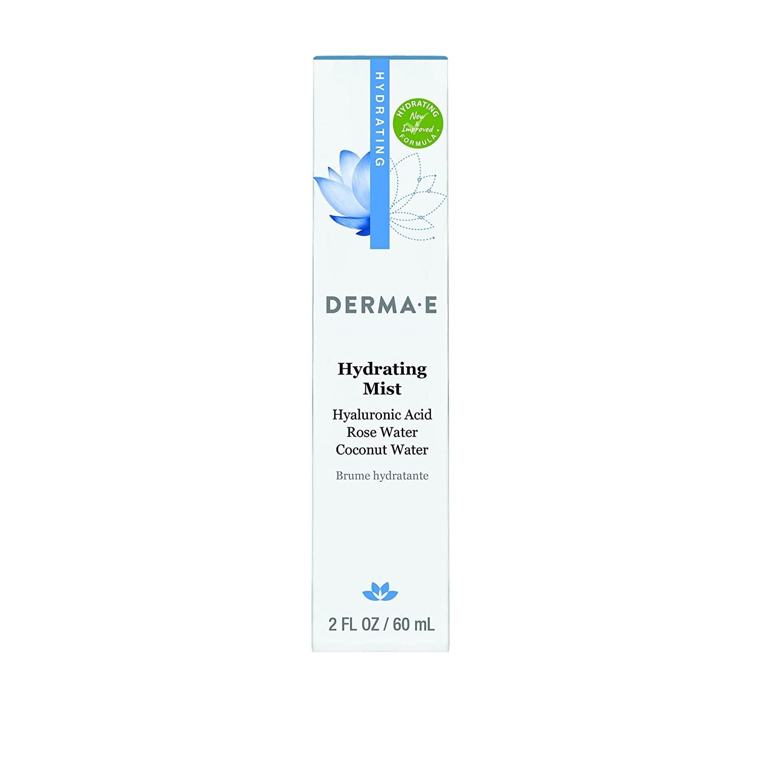 Derma E Hydrating Mist 2 fl oz Revitalize & Refresh Your Skin