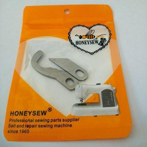 HONEYSEW Upper + Lower Knife for Brother 3034D Serger Overlocker