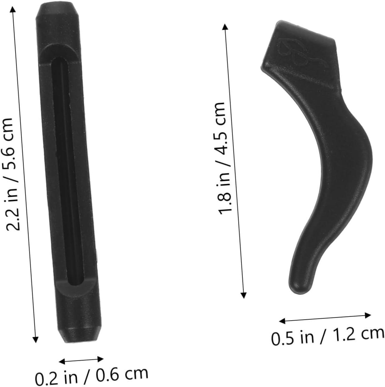 NOLITOY 60 Pairs Anti-Slip Glasses Ear Hooks Silicone Eyeglass