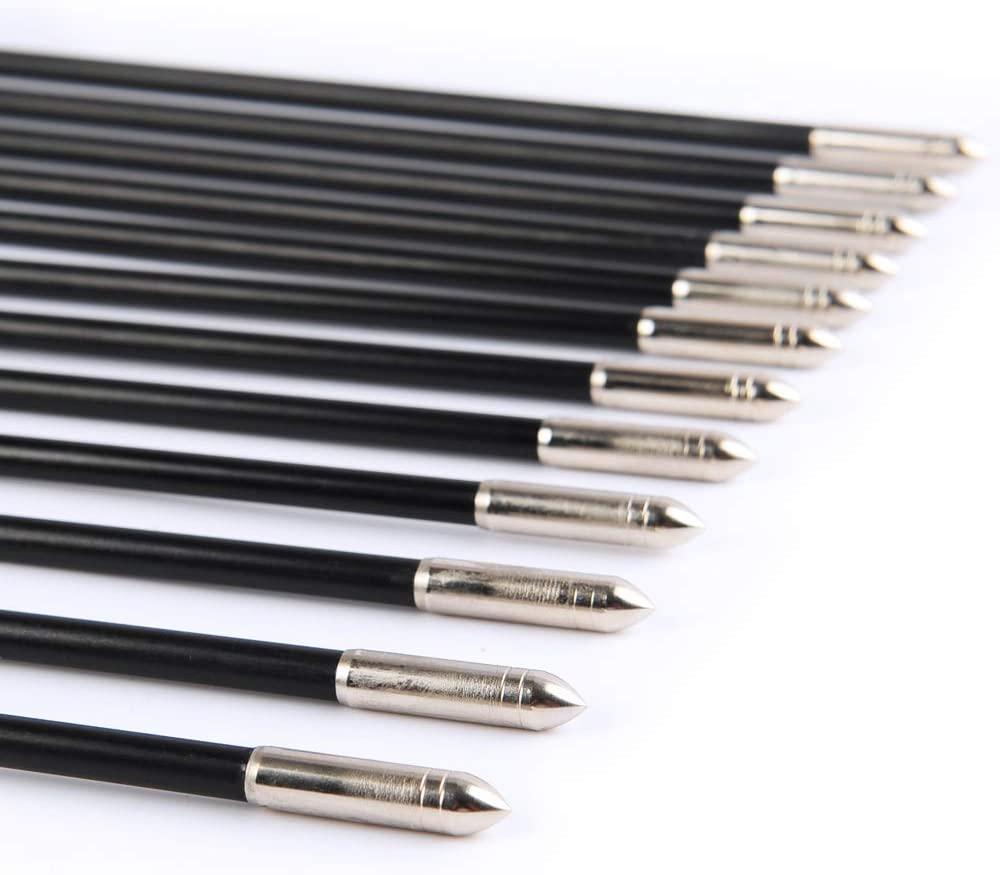 ANTSIR 28 inch Practice Arrows for Beginners Safety Shaft Blunt Tip