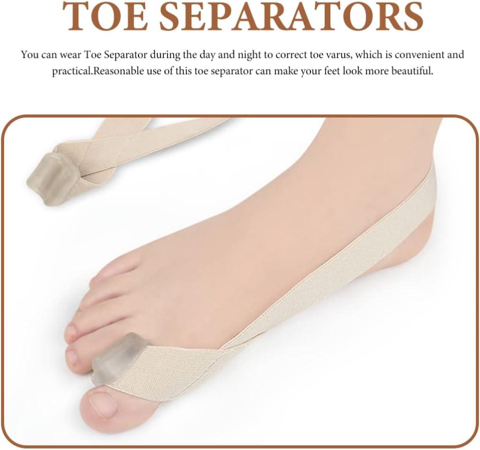 2Pcs Bunion Wraps Big Toe Separators Brace Hallux Valgus Bunion Splints
