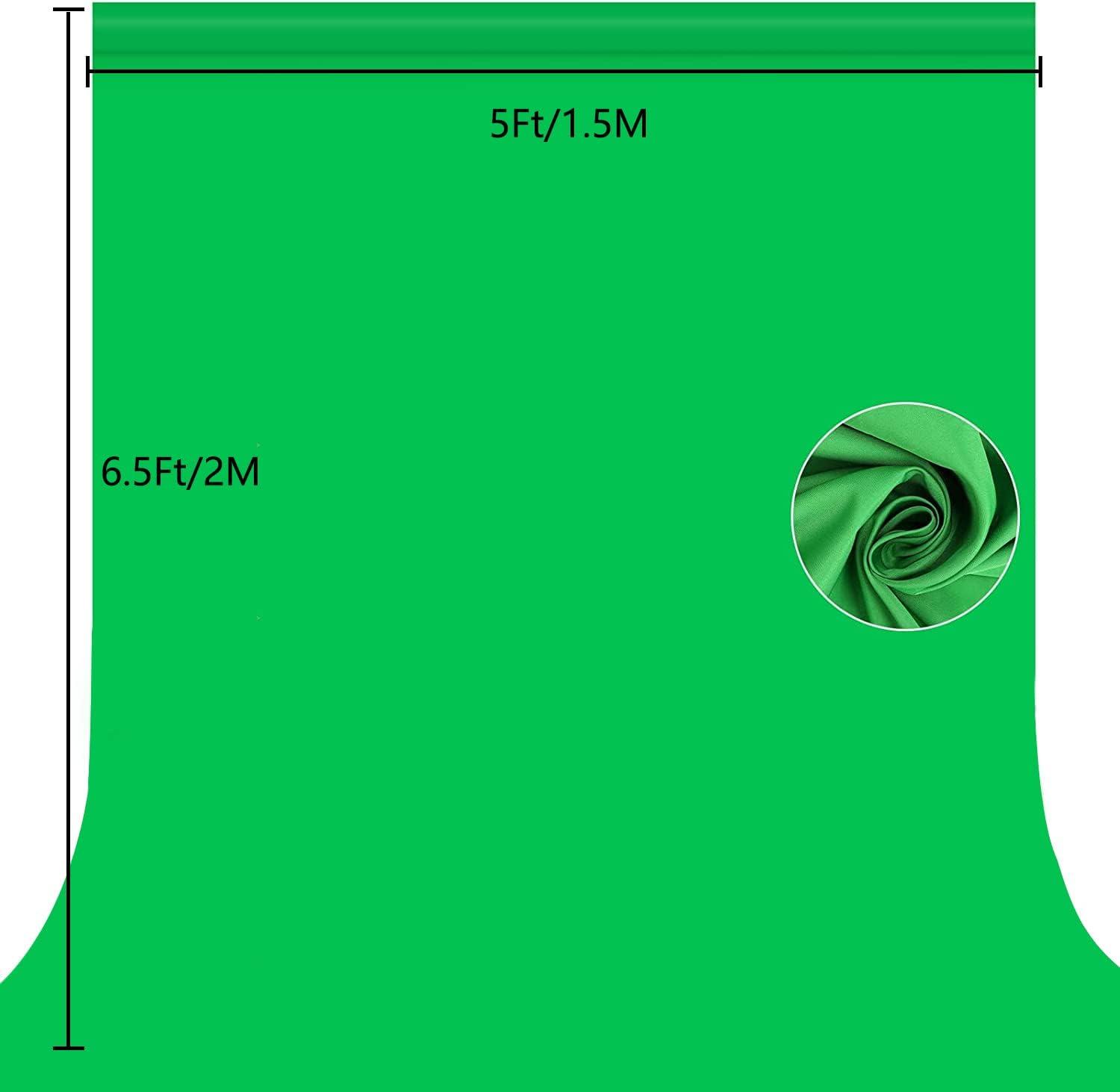 Photography Backdrops Green Screen Chromakey Shooting Background Cloth Polyester Cotton Photo Studio With Stand For Live 3X6M - 44