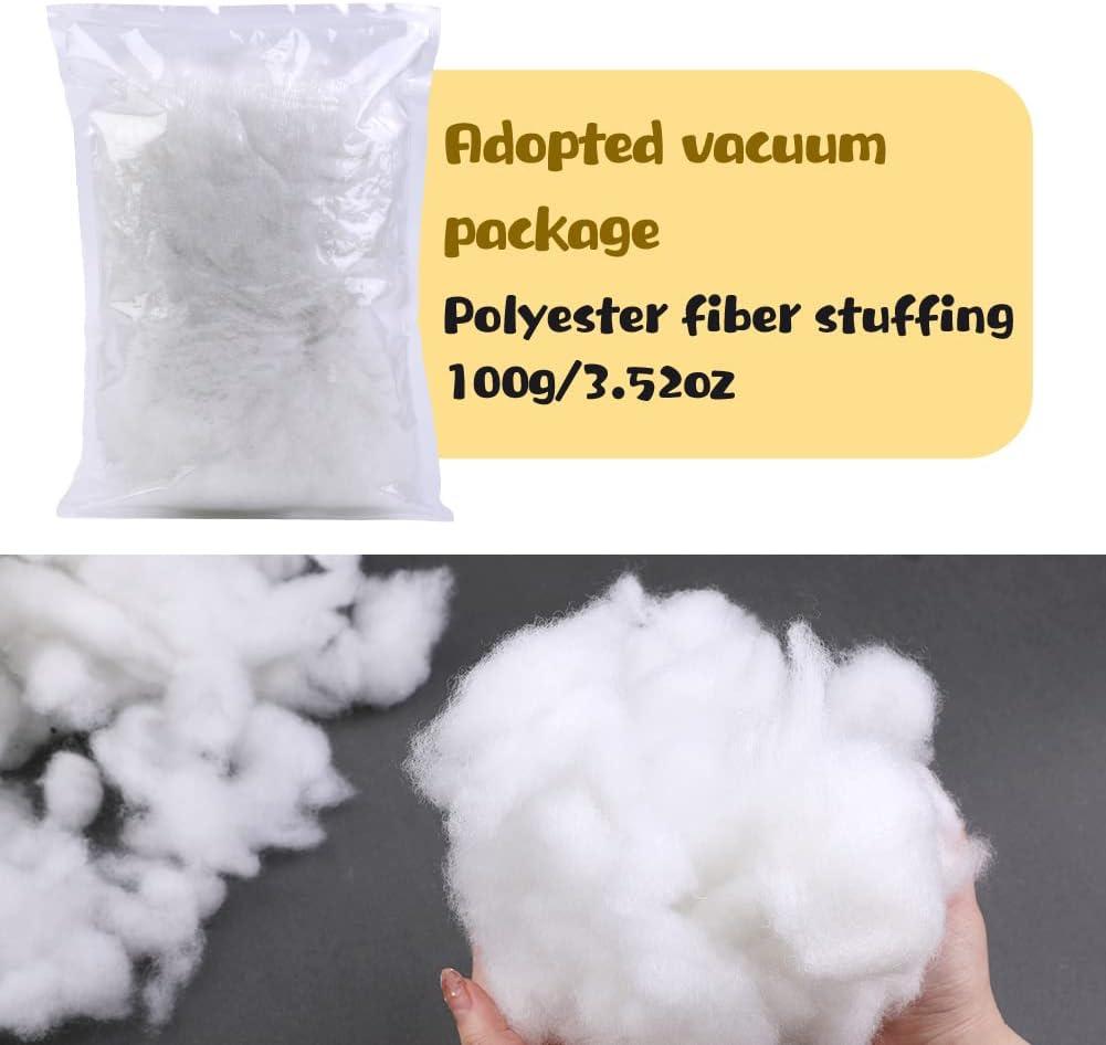 Polyester Fiber Fill Stuffing, Stuffing for Stuffed Animals 100g