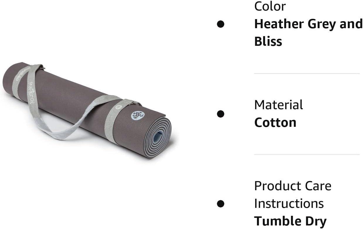 Manduka Yoga Commuter Mat Carrier - Eco-Friendly Cotton, Easy to