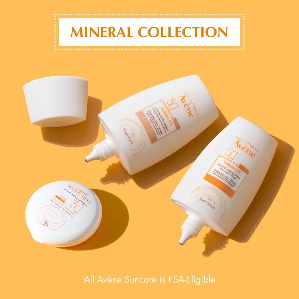 Eau Thermale Avene Solaire UV Mineral Multi-Defense Sunscreen Fluid ...