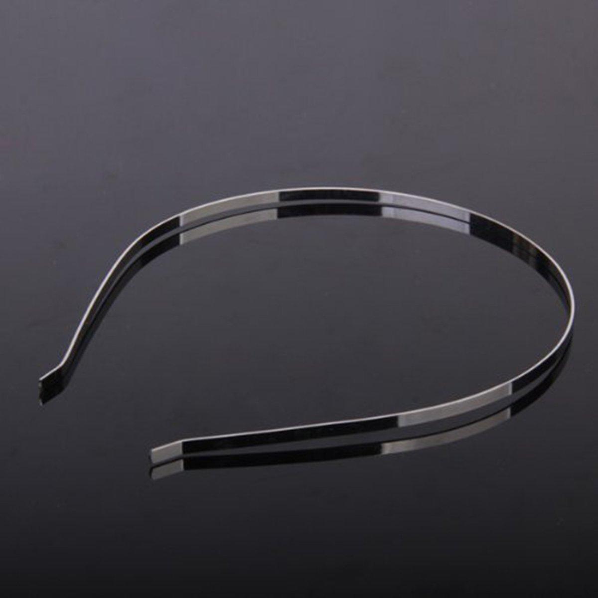 ROSENICE Metal Hairbands 10 Pack DIY Hair Accessories 3mm