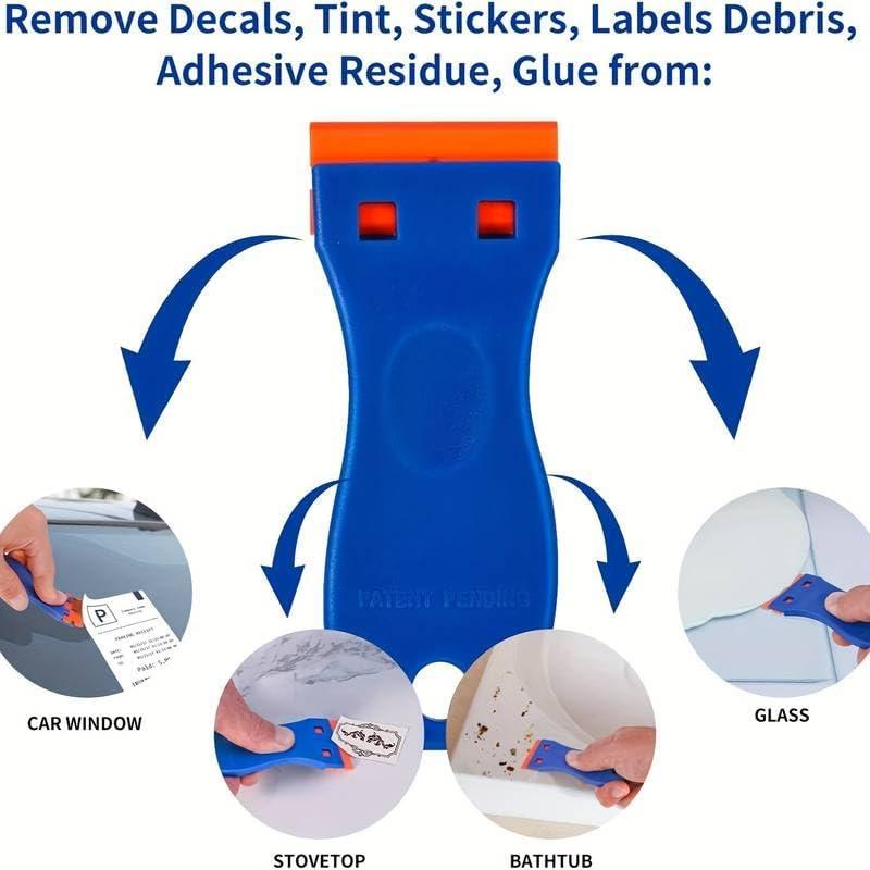 De Solv It Sticky Stuff Remover Liquid 250ml with 10 Plastic Razor