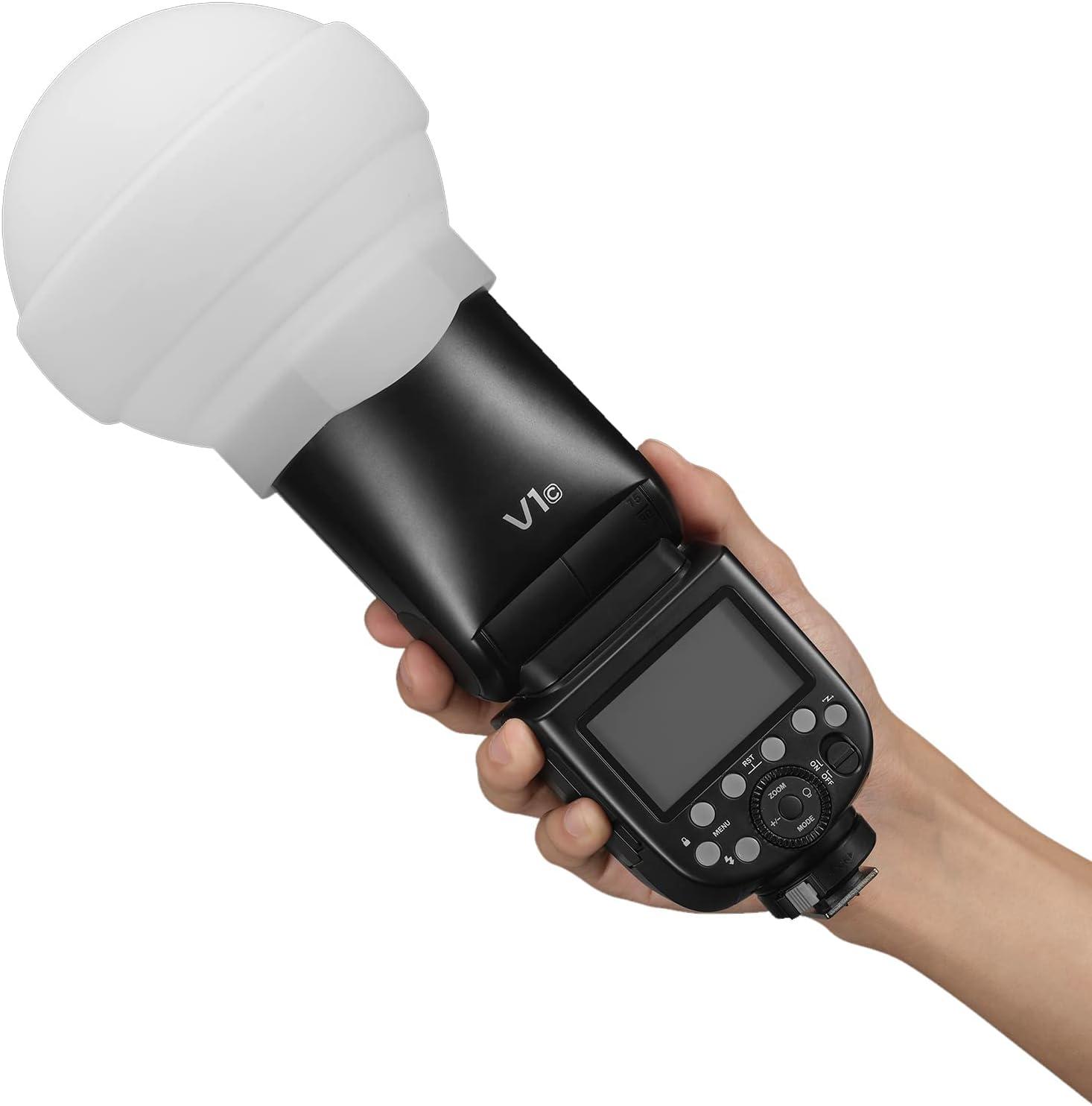 Godox AKR22 Diffusion Dome Flash Diffuser Modifier, Collapsible Soft