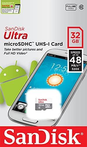 Memoria Micro Sd 32Gb Sandisk Uhs-I Full Hd 80Mb/S