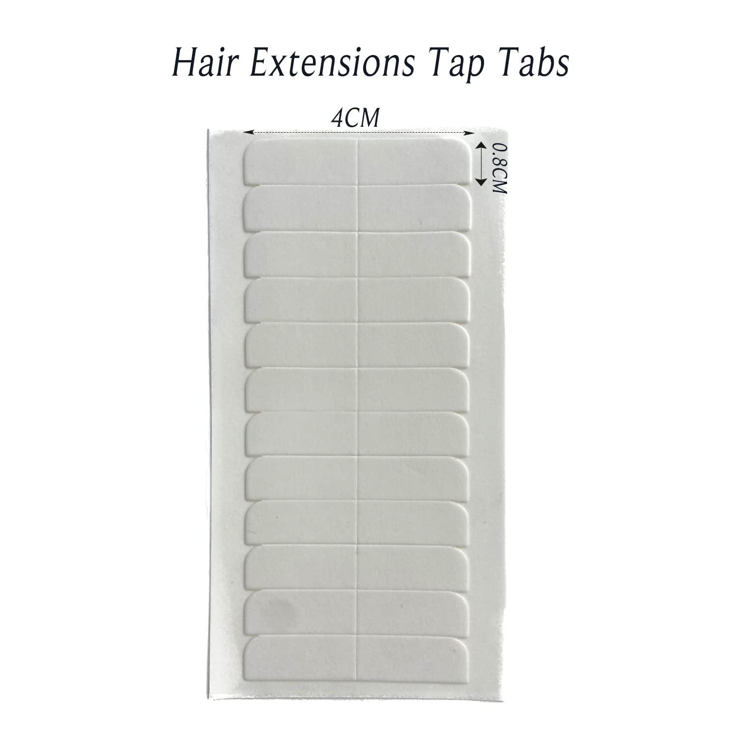 60 Tabs Hair Extension Tape Adhesive Single Sided Seamless Replacement Tape Wiging Salon Accessories - 200165144